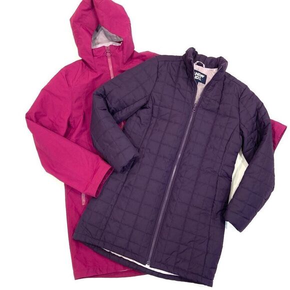LANDSā END 3 in 1 Squall LongāJacket (Sz 6/8) - Picture 2 of 12